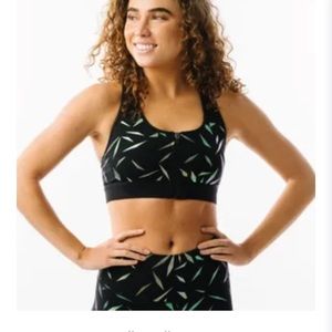 Zyia zip from rhombus bra